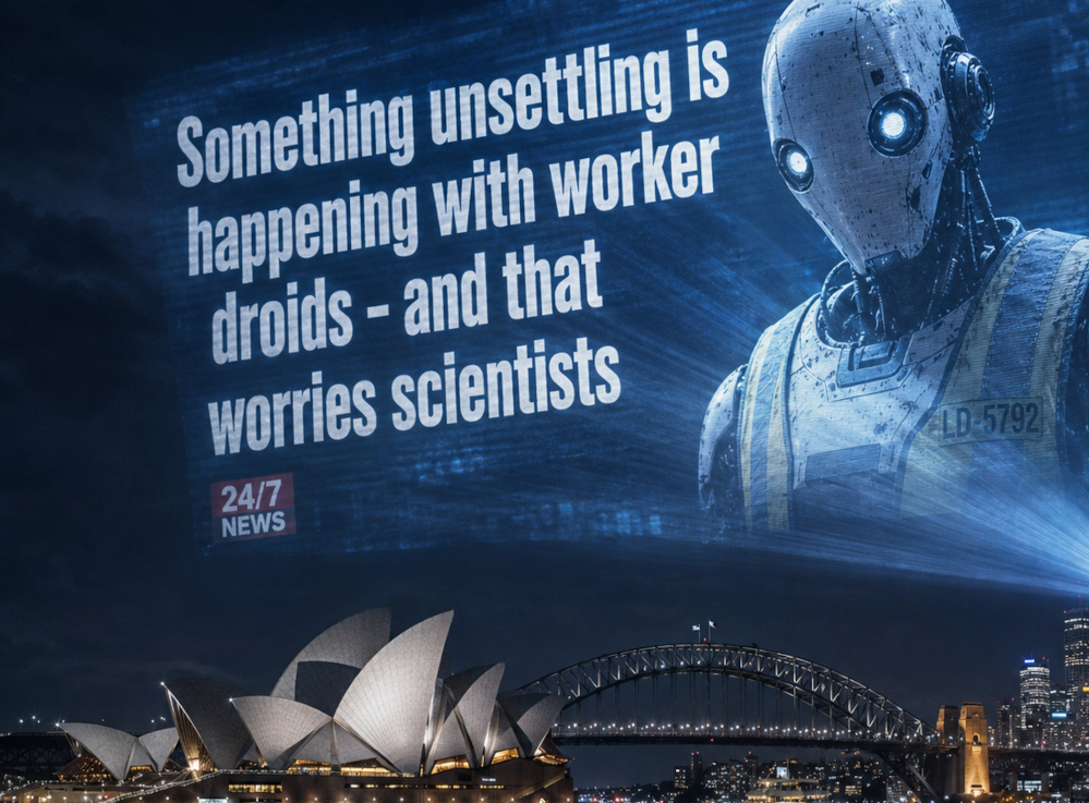 Night sky advertising system over Sydney